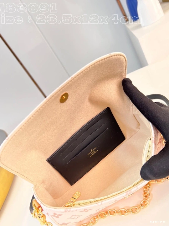 VUITTON LOUIS Chain on Ivy Wallet 0725